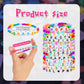 60 Pcs Colorful Friendship Bracelet Set for Girls Stretchy Bracelets for Kids and Women Beaded Friendship Bracelets for Teen Gir