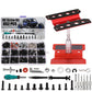 RC Car Stand and 652 PCS RC Screw Kit RC Car Work Stand Repair Workstation RC Hardware Kit Universal RC Car Screw Tools Assortme