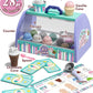 Lehoo Castle Ice Cream Toys for Toddlers 3-5, Toys for 3 4 Year Old Girls, Play Ice Cream Counter Shop Playset for Kids, Gift fo