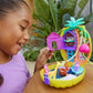 Polly Pocket 2-in-1 Travel Toy Playset with Micro Dolls, Pineapple Purse, Multicolor, Unique Size, Model GKJ64