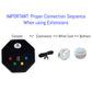 Trebisky Quiz Answer Game Buzzer Standalone System W/Led Light Buttons 15Ft Extension Cables (4-Pack Extension)