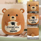 Finebee Bear Plush Bear Stuffed Animals Present Doll Gifts Soft Graduation Animal Plushie For Students Kids Kawaii Celebratory S