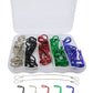 HOPLEX 50PCS RC Body Clips 90-Degree Angle Springy Pins Bent Springy Pins for 1/8 1/10 1/12 Scale Model Car Truck Crawler Truck