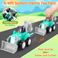 Orwine Toy Cars For 1 Year Old Boy, Inertia Toy Trucks, Early Educational Boy Toys Baby Toys 12-18 Months, Push And Go Cars Gifts For 1 Year Old Boys, Construction Vehicles Toddler Toys 4Pcs