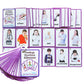 Kids Gifts English Flash Cards Pocket Card Educational Learning Baby Toys For Children Pre-Kindergarten (Feelings/Emotions/Illness)
