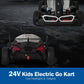 Foresee 24V Licensed Bmw Kids Electric Go Kart With Adjustable Seat, 7.5 Mph Drifting Car Battery Powered Ride On Go Kart With L