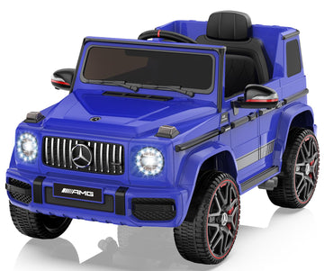 ANPABO 12V Ride on Car for Kids  Ride on Toys for Toddlers w/Parent Remote Control  LED Headlights  Music Player & Horn  Soft Start  Low Battery Prompt  Kids Electric Vehicle  Blue