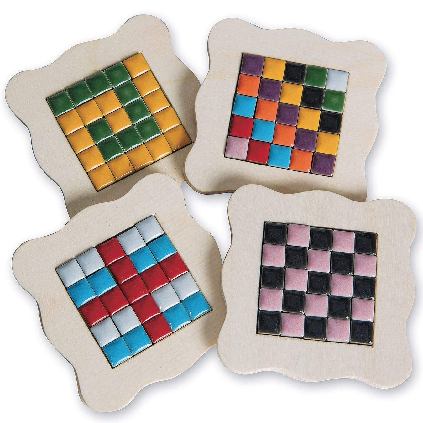 Tiny Tile Coasters Craft Kit (Pack of 16)