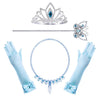 Fancydresswale Plastic Fanydresswale Princess Elshia Cinderella Hair Queen Dress Up Accessories Set For Girls (White)