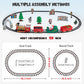 Train Toy For Toddler, Train Set Around For Christmas Tree, Electric Locomotive With Light & Sound, Tracks, Carriages, Ideal For Holiday Decoration, Gift For Boys Girls 3 Years Old & Up Kids Children