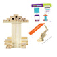 Mindware Keva Brain Builders Deluxe: Stem Building Toy Includes 75 Keva Planks, 40 Puzzle Cards, 8 Design Cards, 3D Building Ski
