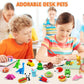 40 Pcs Animal Erasers Desk Pet For Kids 3D Puzzle Pencil Eraser Treasure Box Toy For Classroom School Prize Kids Party Favors Back To School Supplies Easter Egg Fillers Goodie Bag Stuffers Gift