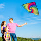 Xida Delta Kites For Kids Ages 8-12, Large Kites For Adults, Easy To Fly Beach Kite With Handle And String(Spiral),Perfect For F