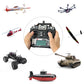 Hawk'S Work Fs-I6X 10 Ch Transmitter, 2.4Ghz Rc Controller With Fs-Ia6B Receiver For Drone Multirotor Airplane Helicopter Car Ta