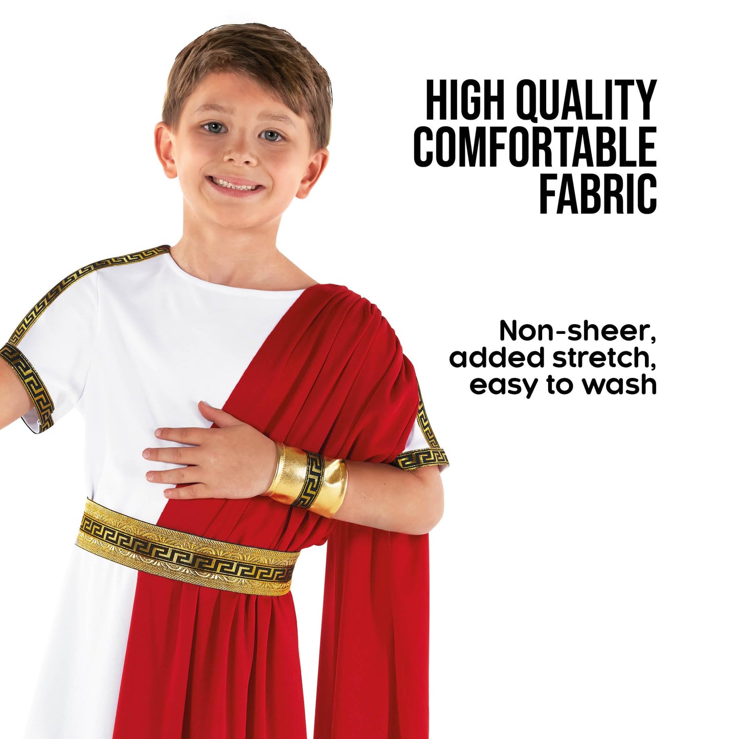Morph Roman Costume Kids Greek Toga Costume Kids Greek God Boys Emperor Halloween Costumes For Boys M