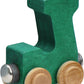 Nametrains Bright Letter Car J - Made In Usa (Green)