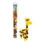 Plus Plus 3D Animal Figure Building Block Set, 70 Mini Interlocking Puzzle Pieces, Fun Stem Toys For Kids - Giraffe Maker Tube