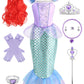 RELARLiYA Princess Costume for Girls Cosplay Princess Dress Birthday Halloween Christmas Dress up 3-4T