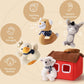 Farmer Friends Rattle Soft Plush Animals Set