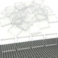 Zhx 30Pcs Clear Transparent Window House Building Brick Toy Classic Flat Plates Pieces And Parts Block Compatible With Major Brands (White)