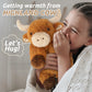 Cuckool Warmable Bull Cow Stuffed Animal - Microwavable Heating Pad, Lavender Scented, Brown, Model LT-Bull for Cramps & Anxiety Relief