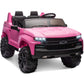 24V Ride On Toy For Big Kids With Remote Control,Licensed Chevrolet Silverado Electric Car For Kids,2 Seater,Faster 2.5-5 Mph,So