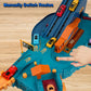 MAKUQI Toy Car Ramp Track Set with 12 Mini Racer Cars, Large Plastic, City Model