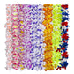 Hawaiian Leis 100pcs, Luau Birthday Party Decorations, Hawaiian Necklace Silk Flower leis for Luau Beach Birthday Party Decorati