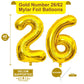 40 Inch Gold 26 Number Balloons Giant Jumbo Huge 26 Or 62 Foil Mylar Helium Number Digital Balloons Gold Birthday Mylar Digital