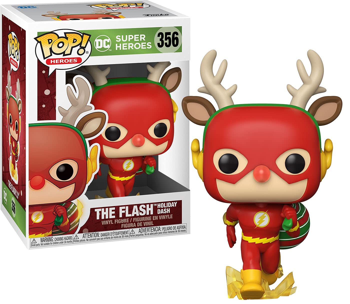Funko Pop! Dc Heroes: Dc Holiday - The Flash Holiday Dash Vinyl Figure