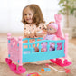 Gagaku Baby Doll Set,12' Doll Toys With Crib Bed,22Pcs Baby Doll Accessories Doll Care Playset Includ Cradle Crib, Diaper,Feeding Set,Baby Gift For 3+ Year Old Girls Boys
