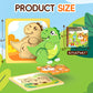 Funmission Puzzles, 8Pcs Animals Jigsaw Puzzles Toddler Toys, Brain Teaser Puzzles Montessori Toys, Wooden Puzzle Games, Educati
