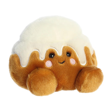 Aurora® Adorable Palm Pals™ Sugary Cinnamon Roll™ Stuffed Animal - Pocket-Sized Play - Collectable Fun - Brown 5 Inches