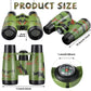 Jutom 25 Pack Binoculars for Kids 6+, Rubber, Red/Yellow/Camo/Green/Blue, with Compass & Neck String, Ideal for Camping & Adventure