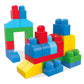 Fisher-Price Mega Bloks Let's Build It Set - Multi Color, Model FFG23, Made from Durable Acrylonitrile Butadiene Styrene