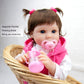 Milidool Reborn Baby Dolls, Realistic Newborn Dolls, 22 Inch Lifelike Weighted Soft Body Baby Doll