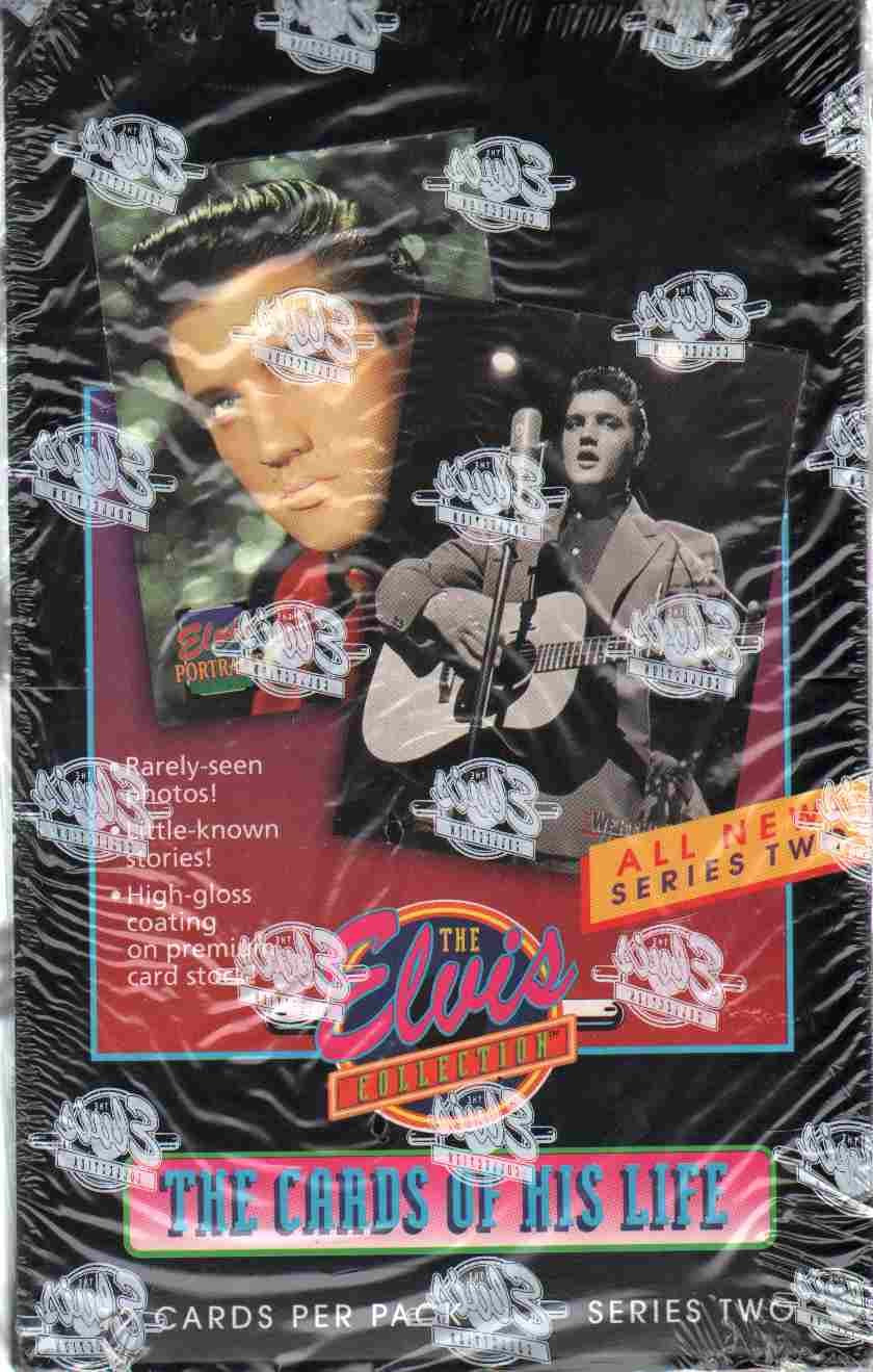Elvis The Cards of His Life Series 2 Trading Cards 36 Count Box