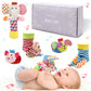 Bloobloomax Wrist Rattles Foot Finder Rattle Sock Baby Toy, Rattle Toy, Arm Hand Bracelet Rattle, Feet Leg Ankle Socks, Activity