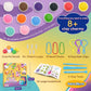 Drama Planet Make Your Own Clay Keychains - Air Dry Clay Craft Kit for Kids Ages 6 and Up, Create 8+ Charms and Bag Decorations,