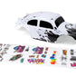 Summitlink Custom Body Compatible For 1/10 1/8 Scale Rc Car Or Truck (Truck Not Included) (Yellow Bumblebee)