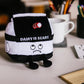 Punchkins Milk Carton Plushie - Dairy Is Scary Punny Milk Plush, Dairy Themed Gift, Food Plush Toy For Gifting