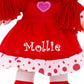 Dibsies Personalized Sweetheart Cuddle Doll - 14 Inch (Red)