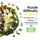 Jigfoxy Wooden Puzzles for mature-themeds  Giraffe Wood Puzzles mature-themed  Unique Animal Shape Wooden Jigsaw Puzzles  Birthday Gifts for Puzzles Lovers Family Friend (XL-17.3 * 16in-469pcs)