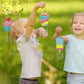 Silipull 24 Sets Ice Cream Wind Chimes Craft for Kids Color Your Own Windchime DIY Unfinished Wood Hanging Ornaments Coloring Wi