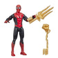 Spider-Man Marvel 6-Inch Upgraded Black & Red Suit Action Figure with Mystery Web Gear protective covering  Ages 4+