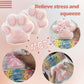 Taba Giant Paw Squishy For Kids Adults, Big Furry Cat Paw Squishy Toys For Stress Relief, Super Soft Squeeze Fidget Toys (White&