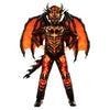 Morph Dragon Jumpsuit Lava Boys Costume XL