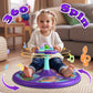 Retroaudio Dinosaur Sit And Spin Toy For Toddlers 1-3 3-5 360Spinning Toys Birthday Gift For Girls Boys, Sit N Spin Toys For Tod