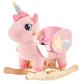 Funlio Unicorn Baby Rocking Horse, Pink Fairy Unicorn Rocking Horse For Toddlers 6 Months To 3 Years, Stuffed Ride-On Animal Rocker, Easy To Assemble, Cpc & Ce Certified