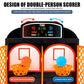 GOODLYSPORTS Mini Basketball Game - Medium Orange Plastic Desk Toy, Model 80880, Fun for Kids & Adults, Ideal Basketball Gift